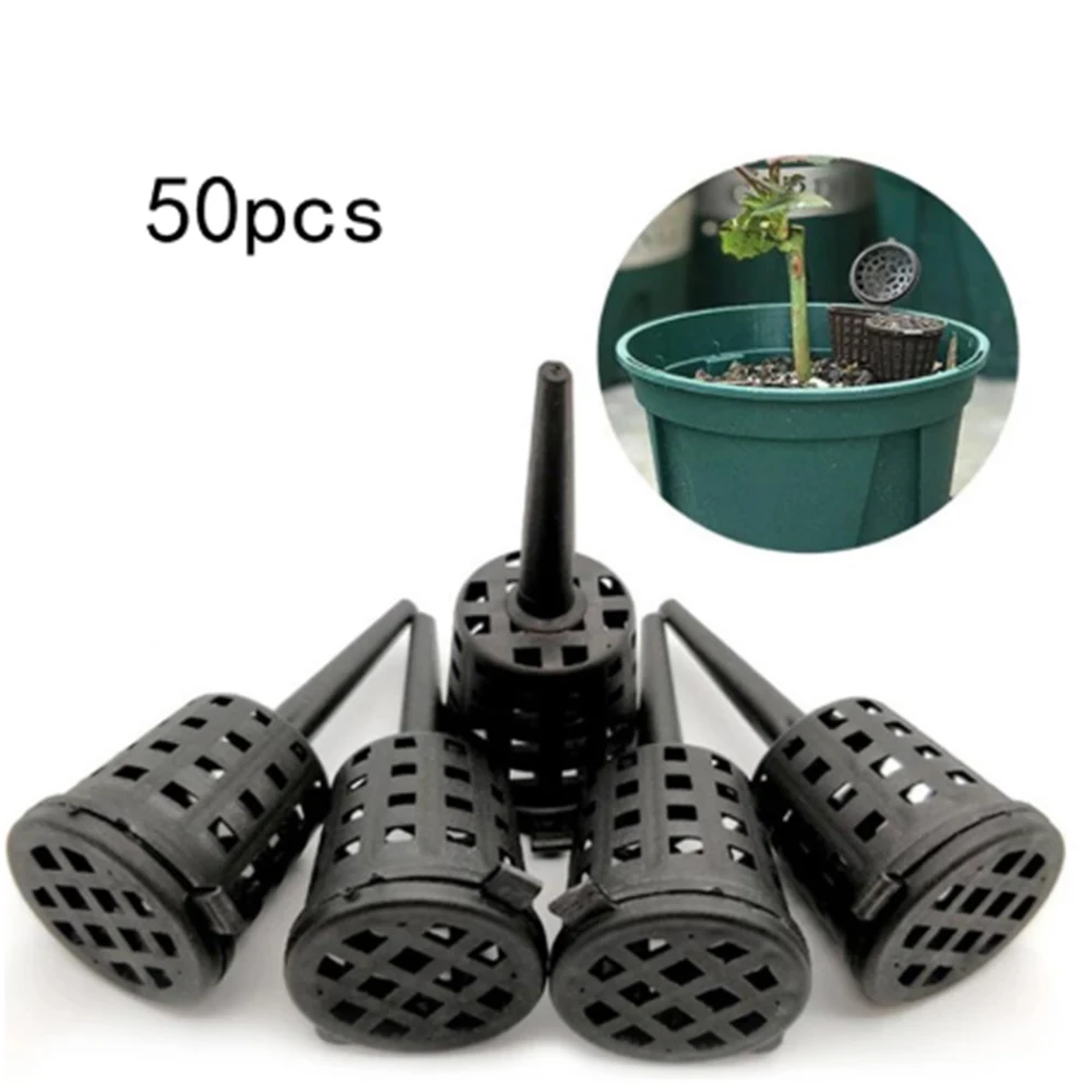 

50cs Fertilizer Basket Plastic Plant Fertilizer Box Park Bonsai Fertilizer Container Nursery Pots Garden Tool Accessories