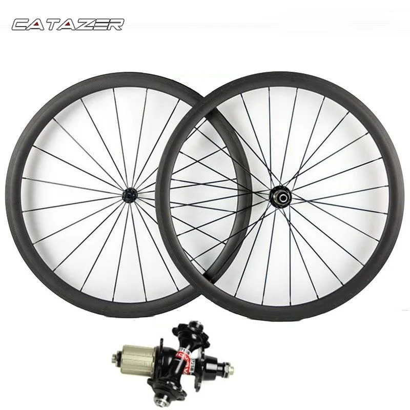 

Carbon Bicycle Wheelset Ultra Light Novatec A271SB F372SB Hub 23 25 Width 38 50 60 88mm Depth Clincher Tubular Road Bike Wheels