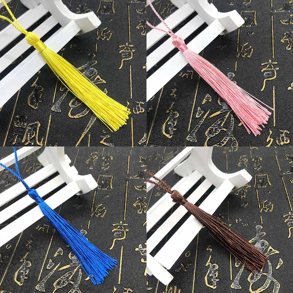 20Pcs 75mm Hanging Rope Tassel Fringe For DIY Key Chain Earring Hooks Pendant Jewelry Making Findings Accessories Tassels
