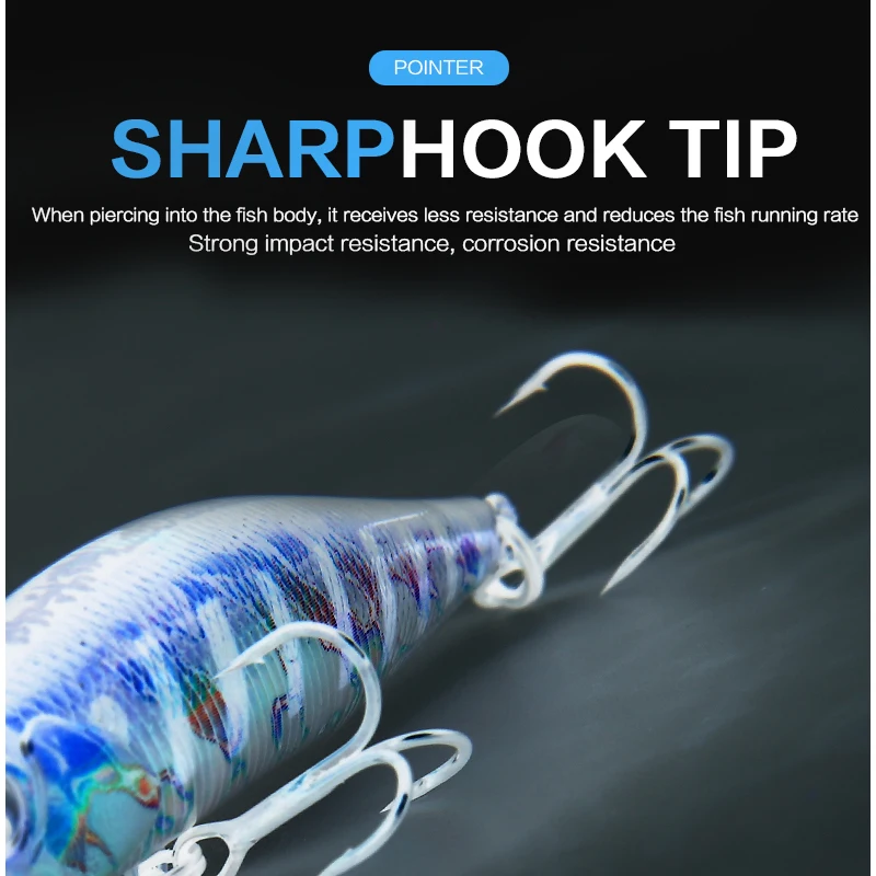 BEARKING 63mm 5g Hot SP fishing lures professional UV colors minnow Magnet weight system wobbler crankbait Fishing accessories view 5