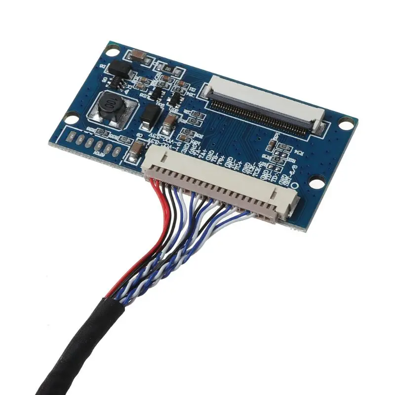 1Set LVDS 1ch 8Bit 20Pin to 40Pin TTL Signal LCD Driver Board Converter Board for 7-10.1 inch 1024x768 LCD Panel with Cable