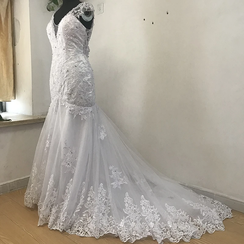 Customized Off The Shoulder Mermaid Wedding Dresses Luxury Wedding Dress Dubai Princess Bridal Gown vestidos de novia sirena