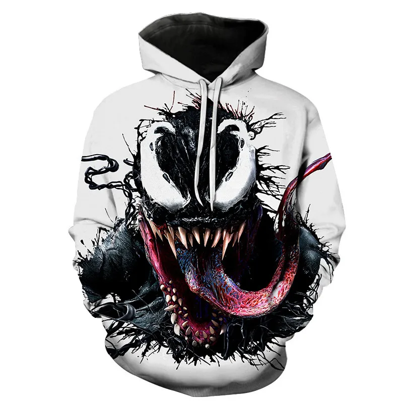 2021 Venom Hoodies Men Women Children 3D Print Sweatshirts Boy Girl Kids Casual Tops Long Sleeve Cool Casual Streetwear Pullover