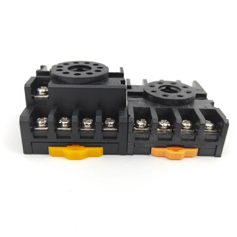 20pcs PF083A PF113A PTF08A PYF08A DIN Rail Mounting Relay Socket 8 And 11 Pins Base