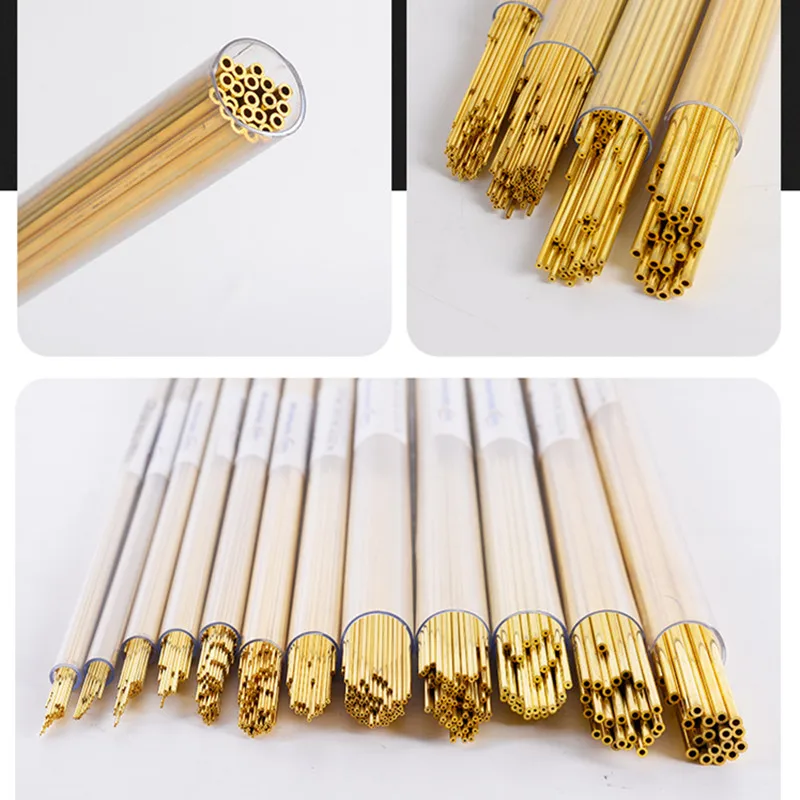 Tubo de electrodo de latón, troquel de un solo orificio para máquina de perforación EDM, 0,5/0,8/0,9/1,0/1,5*400mm