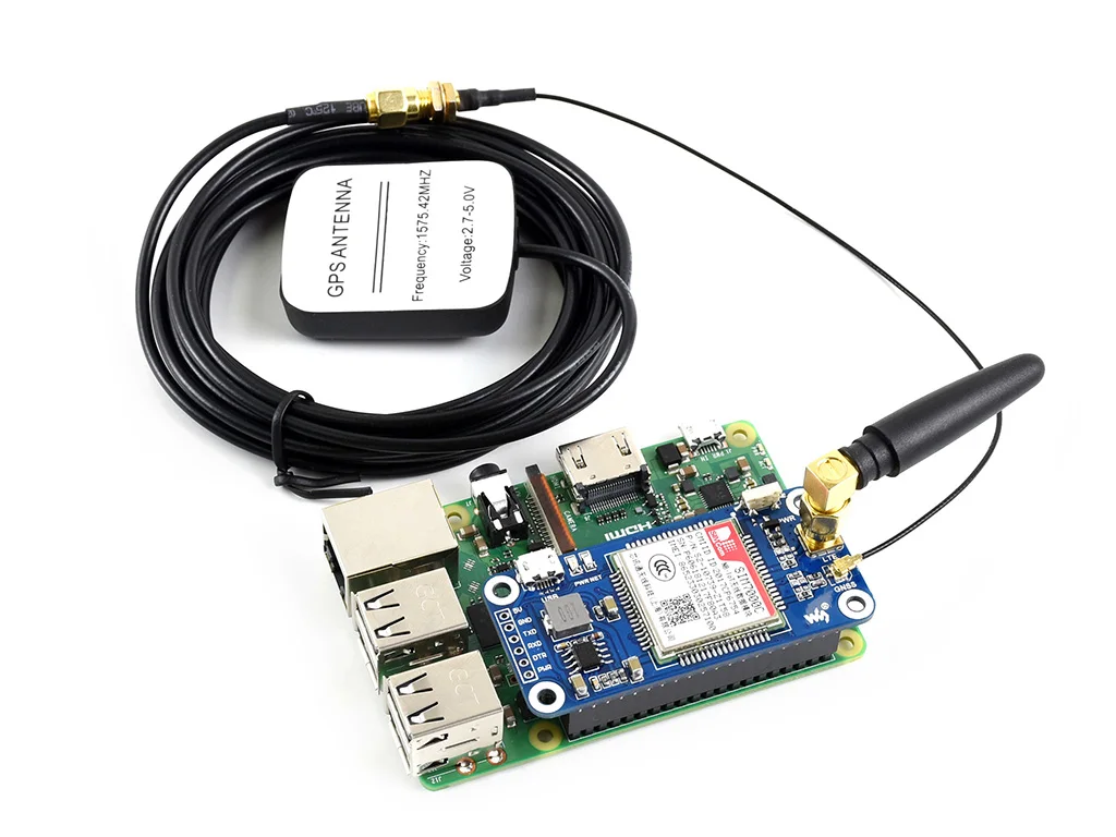 Raspberry Pie NB IOT / EMTC / Edge / GPRS / GNSS Плата расширения, модуль Sim7000c, Бесплатная карта NB