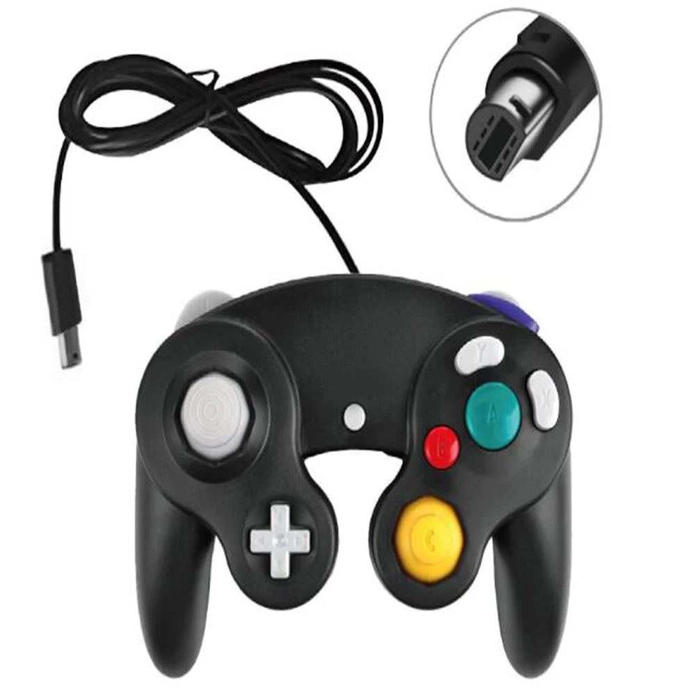 Gamecube Controller Compatible With Nintendo Wii GC Classic Wired Controller NGC Gamepad With Vibration For Gamecube Console