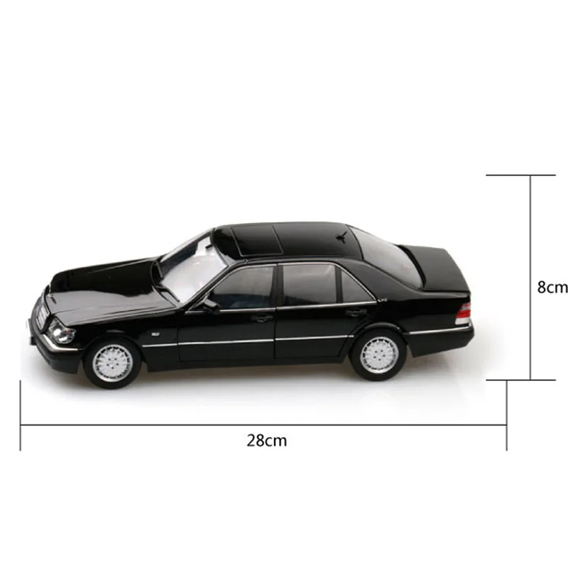 S600 W140 Alloy Car Diecast Model  1:18 Scale Metal Die-Cast Toy Vehicle for Collection Gift Souvenir Display Boy Christmas Gift