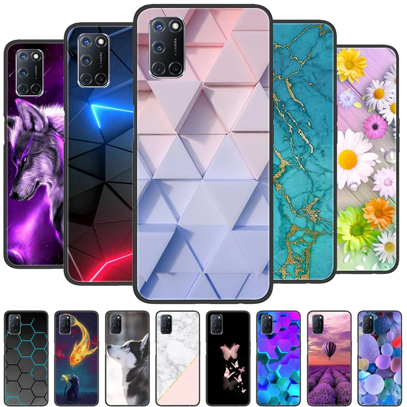 For OPPO A52 Case A72 A92 Case Silicon Back Cover Phone Case for OPPO A 52 72 92 Cases OPPOA92 OPPOA72 OPPOA52 Soft bumper coque