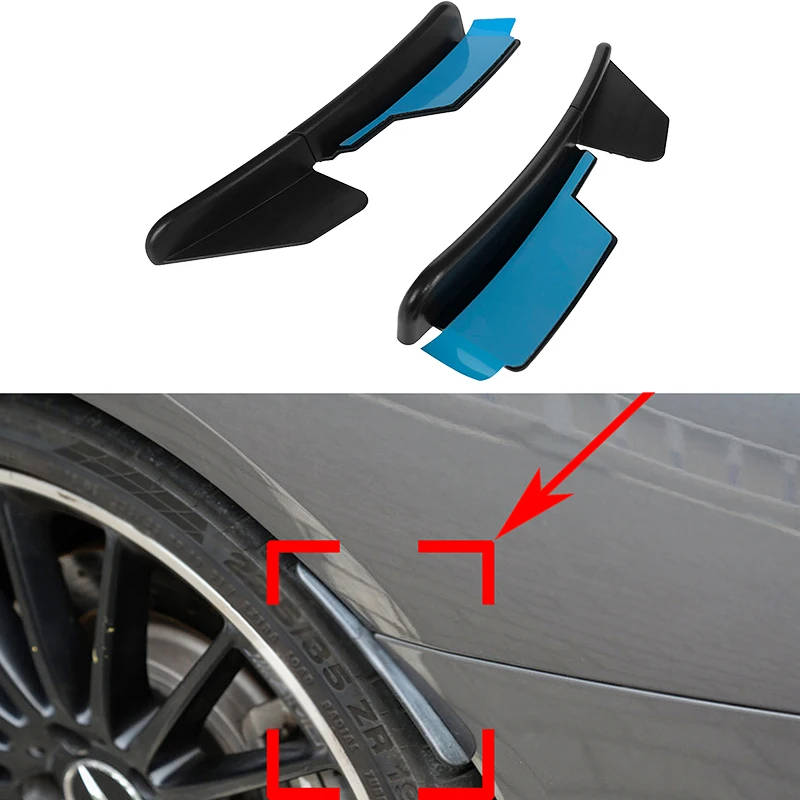 For Mercedes CLA CLASS C117 CLA45 AMG CLA180 CLA200 CLA250 2013-2019 Car Rear Bumper Trim Fender Flare Extension Wheel Eyebrow