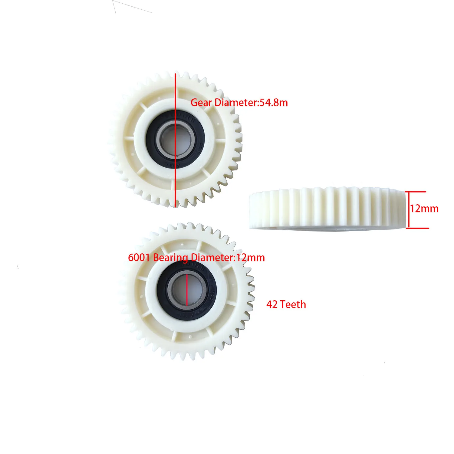 Bafang-Ensemble d'engrenages en nylon pour moteur, pièce de rechange d'embrayage, moteur XD BPM, G070, G040 CST, 3 pièces