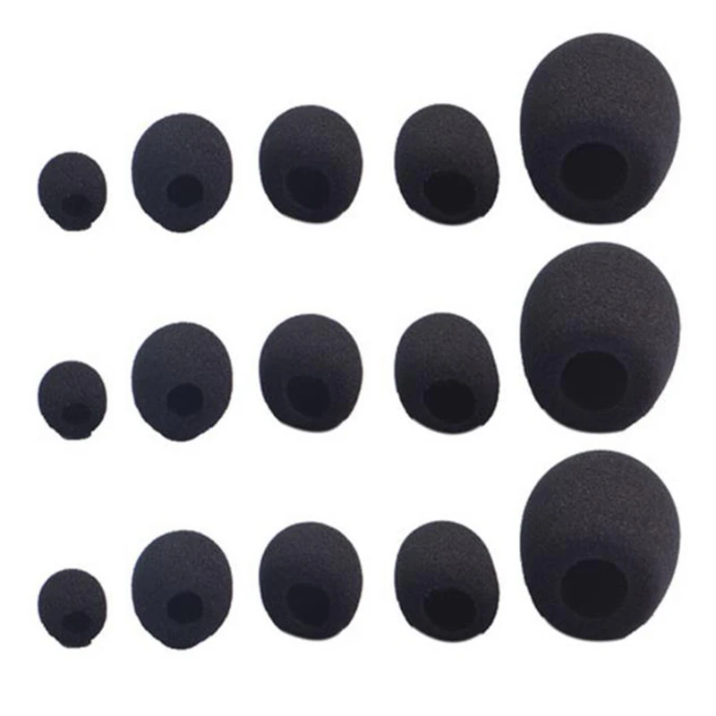 Mini Microfoon Cover Headset Vervanging Foam Mic Cover Voorruit