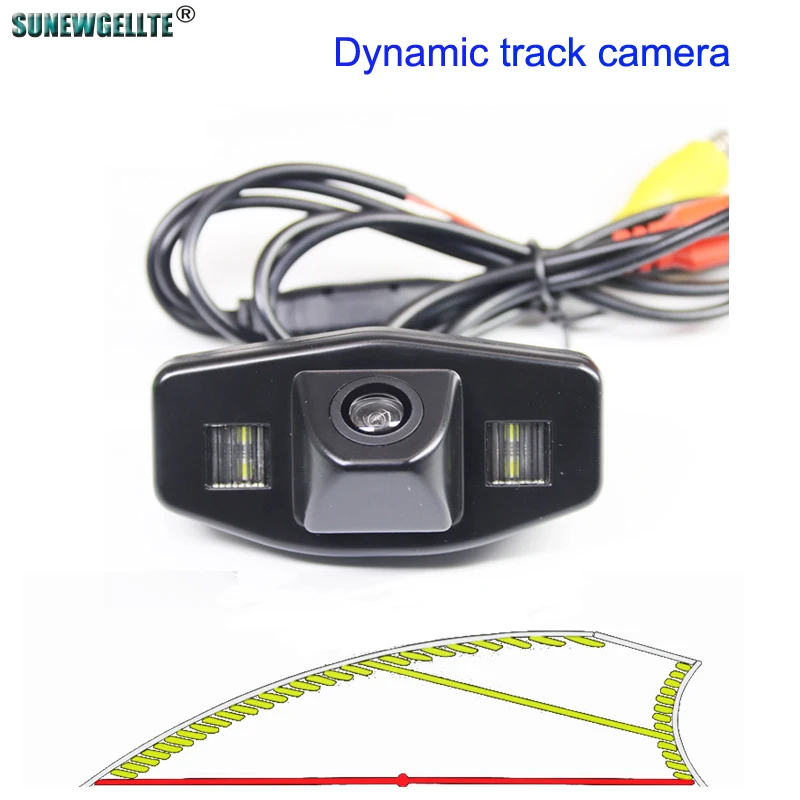 

Dynamic Trajectory Tracks Car Vehicle Rear View Camera For Honda Accord Pilot Civic Odyssey Acura TSX Parking camera