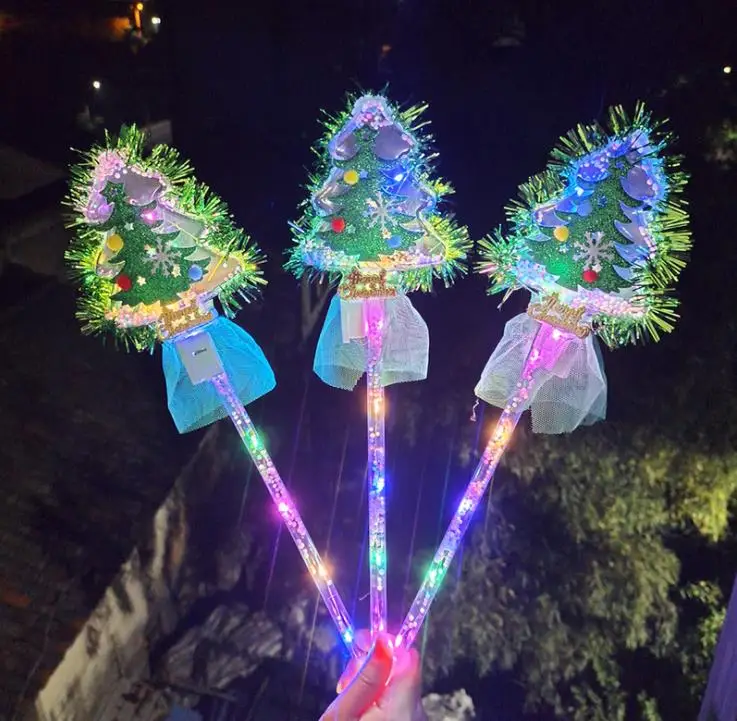 

LED Light Sticks Luminous Fluorescent Stars Light Up Butterfly Princess Fairy Magic Wand Party Supplies Christmas Gift SN4130