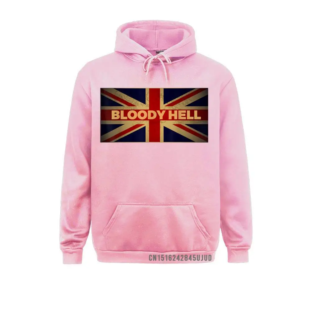 Funny British Slang Hoodie For Anglophiles Bloody Hell Pullover Unique Hoodies For Men Faddish Winter Sweatshirts Group