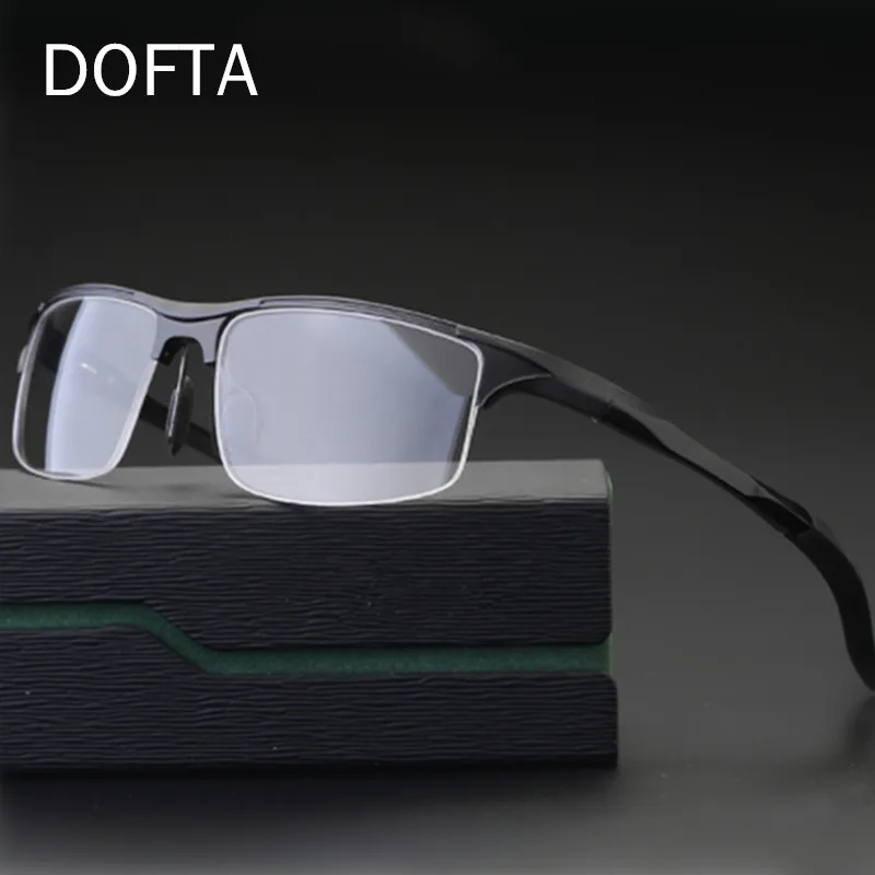 DOFTA Al-Mg Prescription Glasses Frame Men Alloy Frame Spectacle Eyeglasses Myopia Glasses Male Sports Goggles 5538