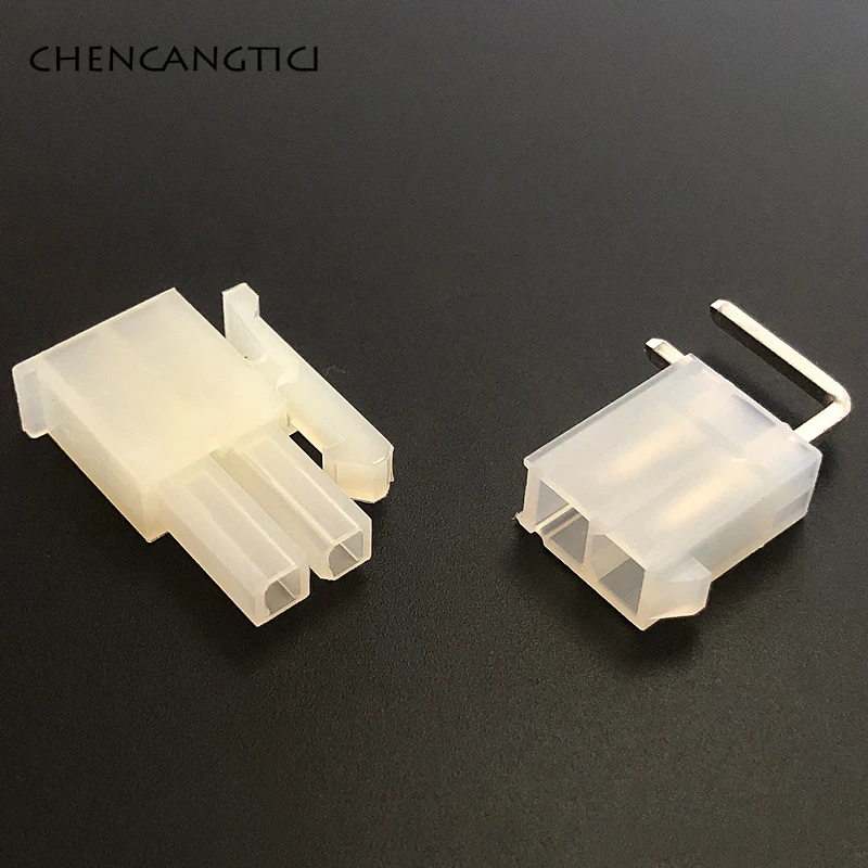 1 Set 2 Pin Molex Electrical Wire Connectors Right Angle Plug for Auto ATX PC Computer Graphics Card On Board 5569-2AW 5557-2Y