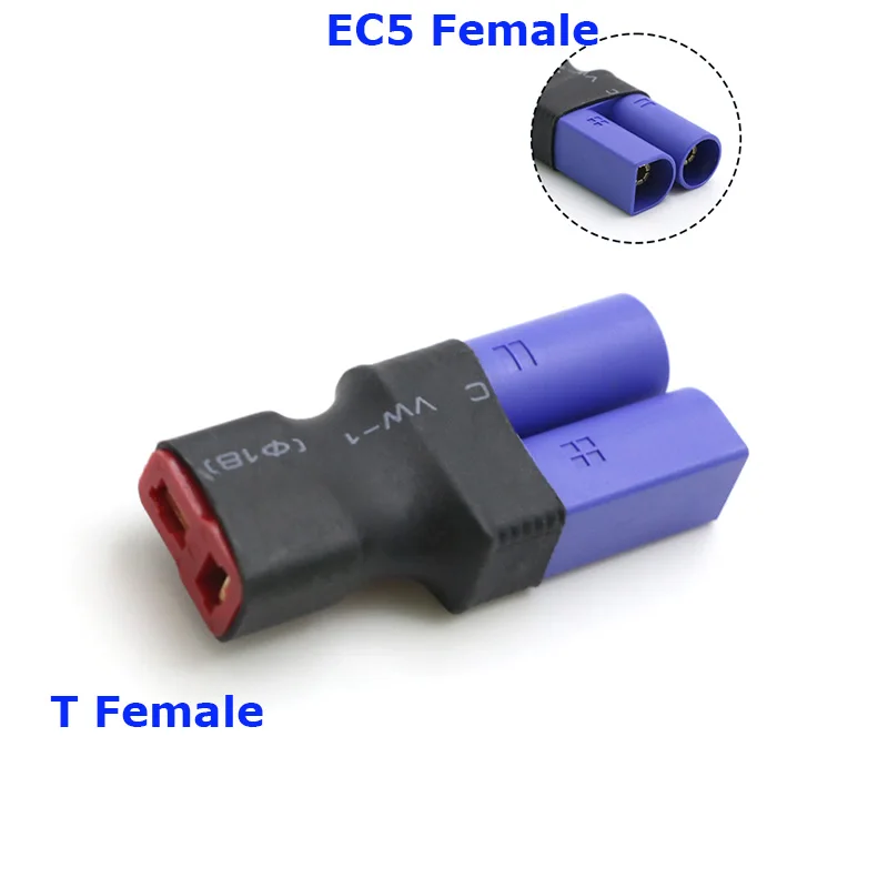 2er-Set Adapter XT30 XT60 XT90 Traxxas T-Stecker Deans EC5 EC3 Buchse auf Stecker HXT 4MM Steckverbinder RC Lipo Akku Steuerungsteile DIY – Detail 21