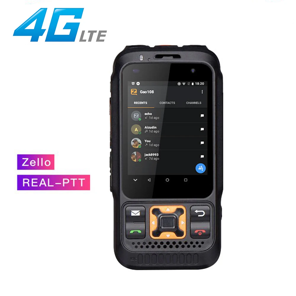 Imagem -02 - Walkie Talkie Mais Barato Celular sem Fio Polícia Militar Walkie Talkie Rede 4g Lte Rádio 50km Poc Gps Sos Ingio-s100