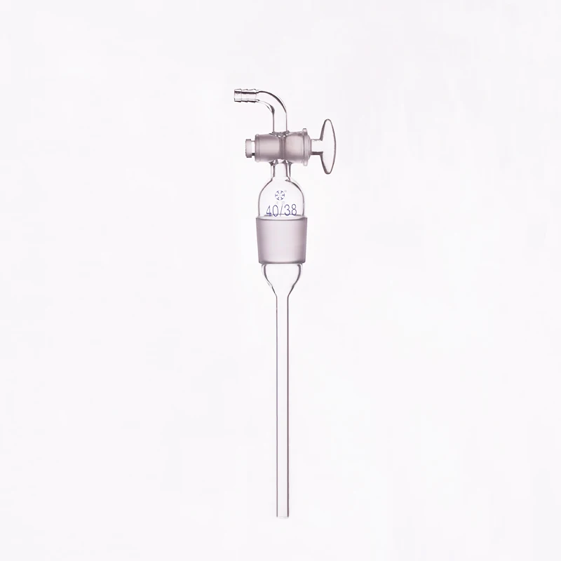 

Curved suction connector,Feeding tube,Glass valve 40/38,200mm long under the scrub,Joint with glass stopcock