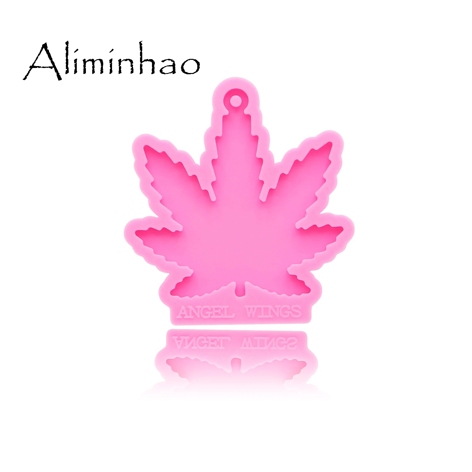 DY0155 Shiny Maple leaf Leaves Silicone Molds For DIY Truck key ring epoxy resin Mold Craft custom keychain