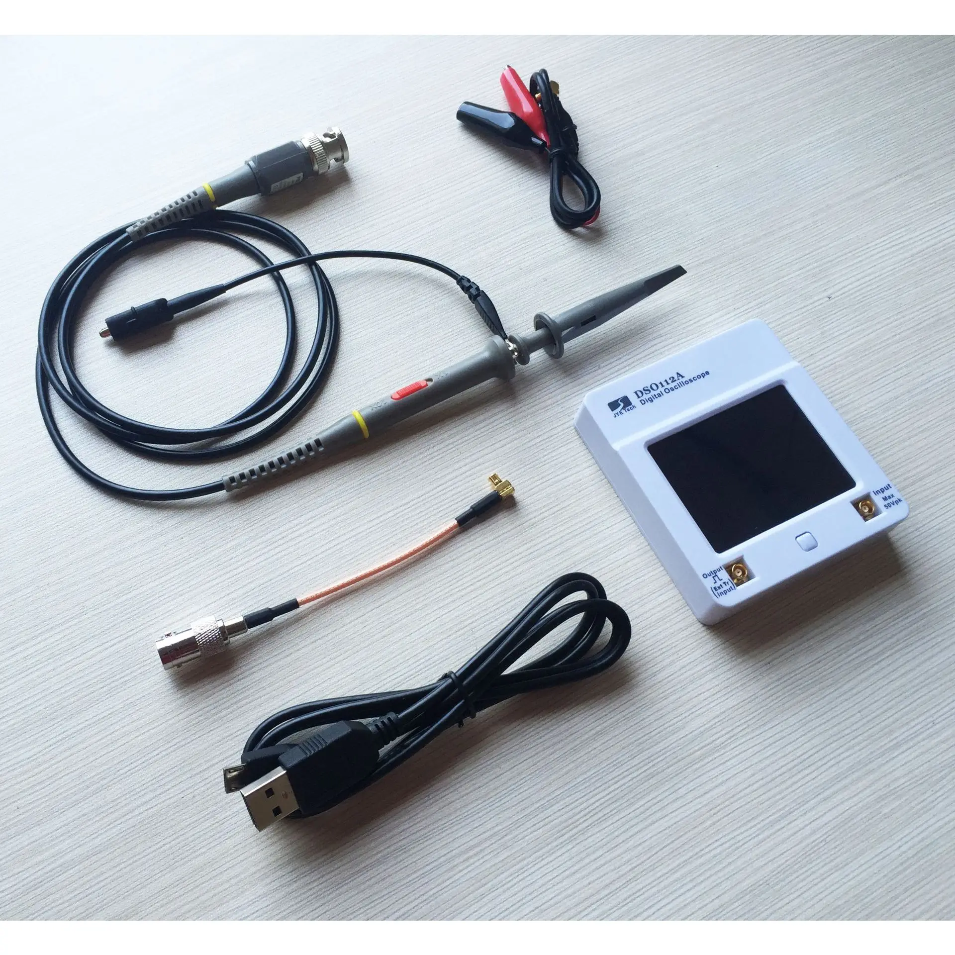 Customizable DSO112A handheld touch screen auto repair oscilloscope digital storage USB oscilloscope