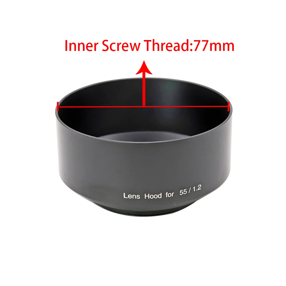 Metalen Zonnekap Voor Nikon 55Mm F/1.2 Lens