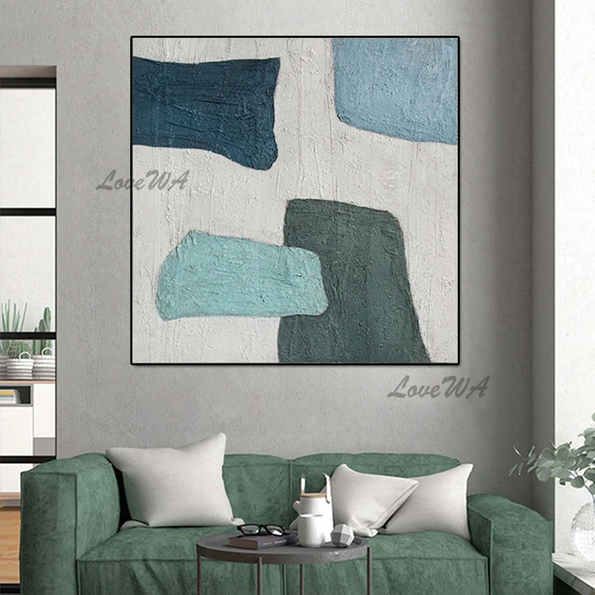 

Толстая текстура, простой дизайн, абстрактная картина маслом, холст, современное искусство, предметы домашнего декора, оптовая цена, настенная картина для спальни