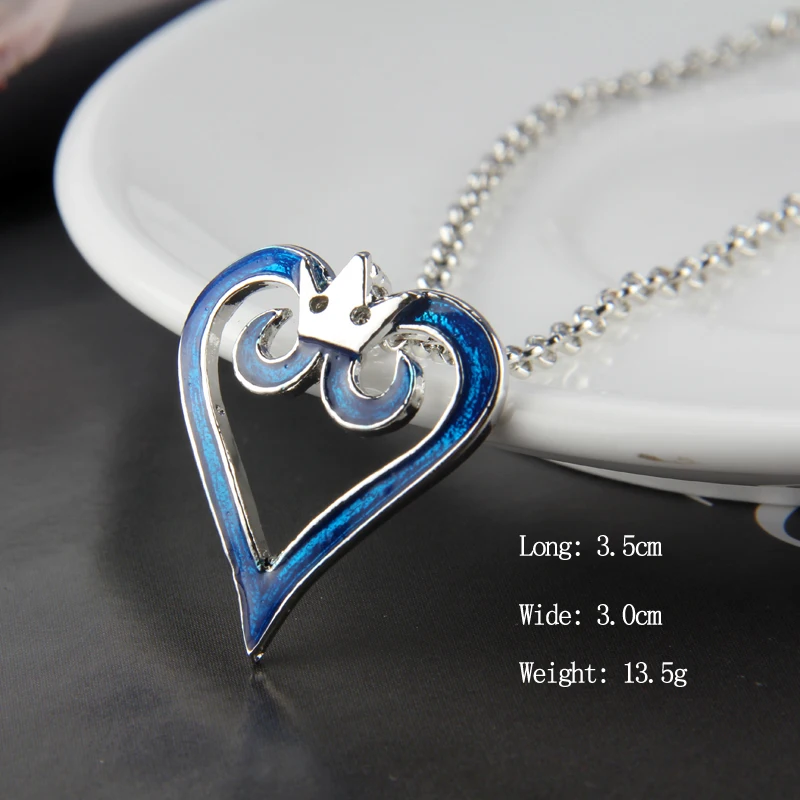 Game Kingdom Hearts 3 Sora Key Keyblade Metal Pendant Necklace