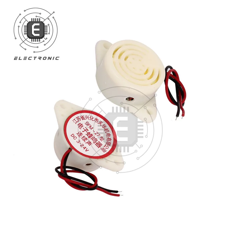 1 pz DC3-24V originale 90 DB cicalino intermittente allarme cicalino elettronico
