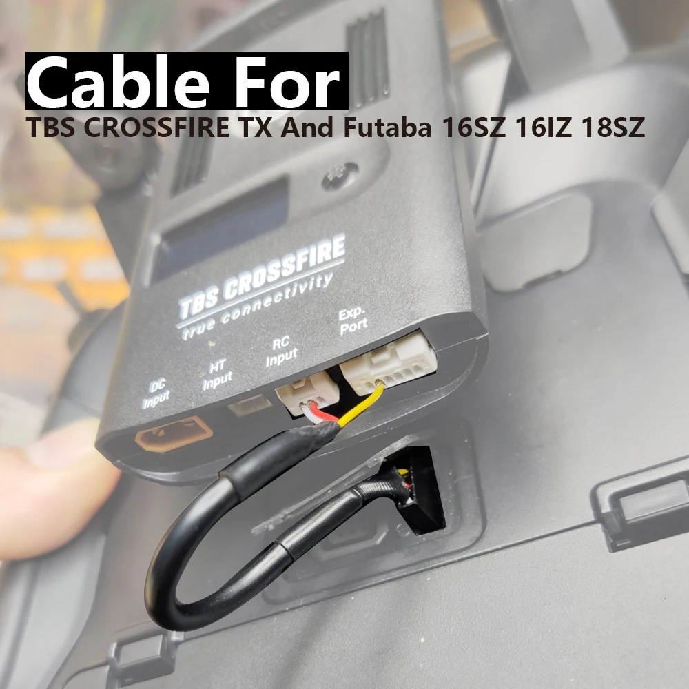 Cabo de 7cm para tbs crossfire rx e futaba 16sz 16iz 18sz