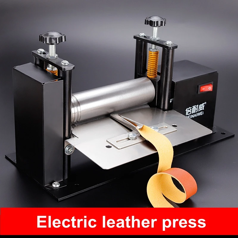 Electric Small Leather Stretching Machine Manual Glue Cylinder Machine Pulling Shoulder Strap Cylinder Pressing Leather Machine