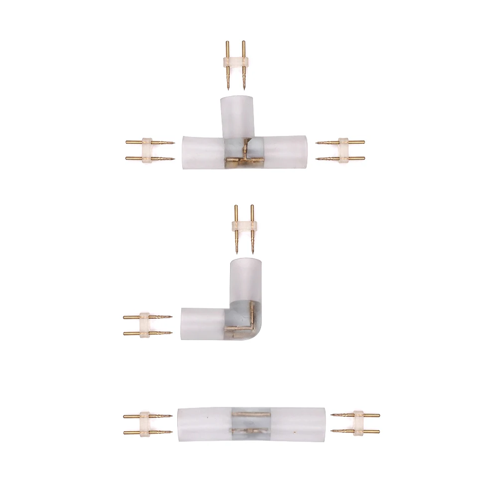 I L T Connector middle connector clips accessories use for 220V Round 14mm Neon Strip Light