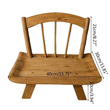 900C Newborn Photography puntelli sedia in legno mobili multifunzionali per neonato servizio fotografico Fotografia posa strumento