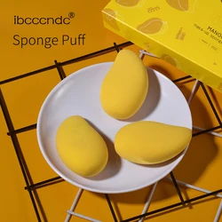 1PC Mango Makeup Sponge Cosmetic Puff Facial Powder BB Cream Cosmetic Puff Blending Foundation Soft Water Sponge Puff