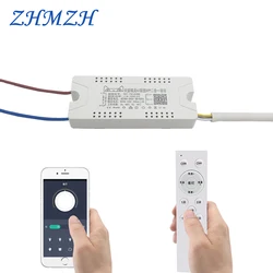 AC220V Intelligent Remote Control LED Driver Lamp Smart Pro App 230mA Constant Current Power Supply 185-265V For Chandelier