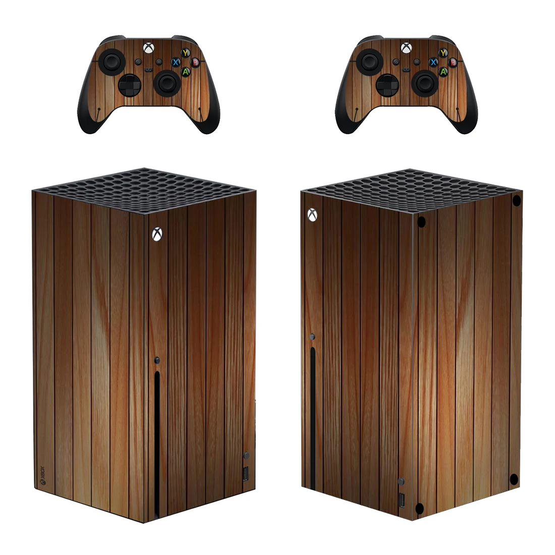 Logs Style Xbox Series X Skin Sticker for Console & 2 Controllers Decal Vinyl Protective Skins Style 8