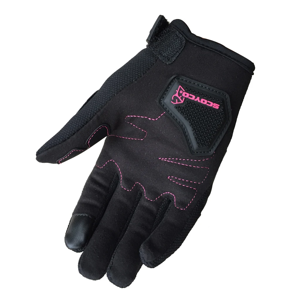 Scoyco Motorcycle Gloves Women Summer Bicycle Guantes Moto Luvas Da Motocicleta Motocross Riding Glove Bike Cycling Racing Glove