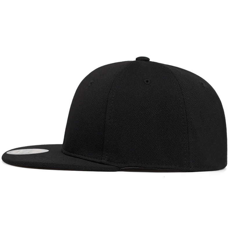 high quality Man Back seal Baseball Caps Adult Flat Peak Hip Hop Fitted Hat Men Women Large Size Snapback Cap