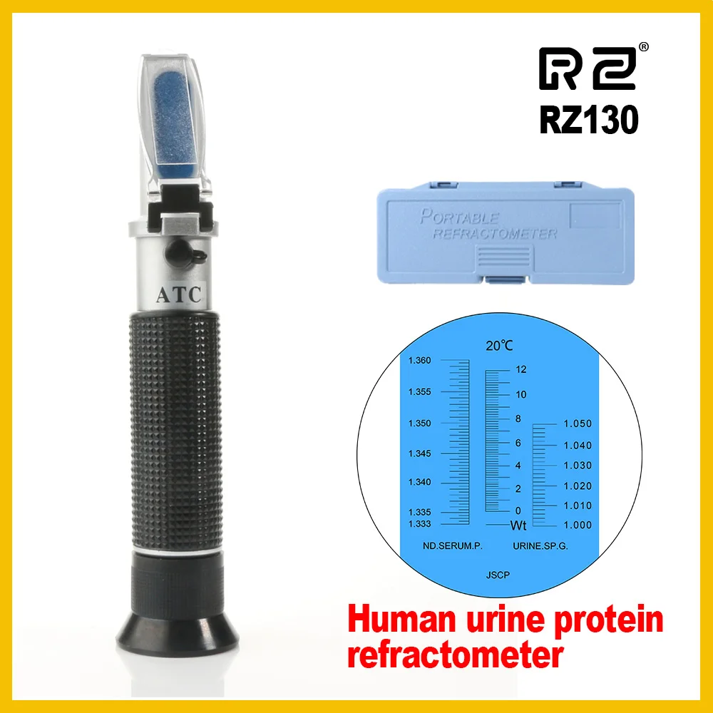Nova Ferramenta de Teste de Proteína de Urina Humana Refratômetro Portátil Rz130