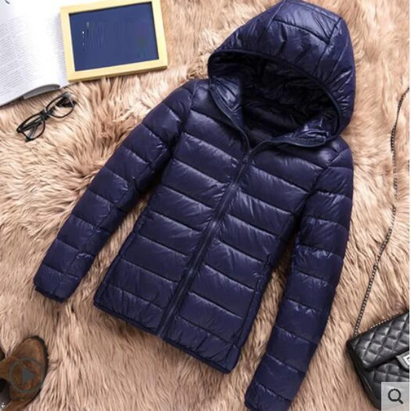 2021 New Women Autumn Winter Coat Ultralight Duck Down Jacket Female 90% White Duck Down Jacket