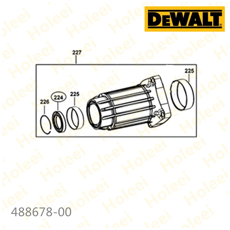 

HOUSING FRONT FOR DEWALT D25700K D25701K D25711K D25712K D25713K D25721K D25722K D25723K D25840K D25870K D25871K 488678-00