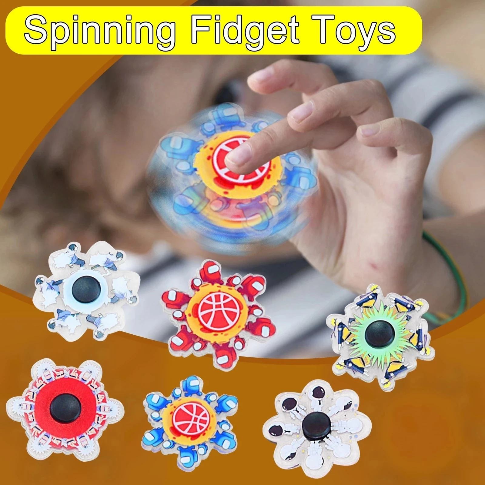 Pokemon Go Pikachu Running Fidget Spinner Anime Figure Uchiha Sasuke Son Goku Spinner Turn Anti-Stress Toy Dynamic Relief Toy