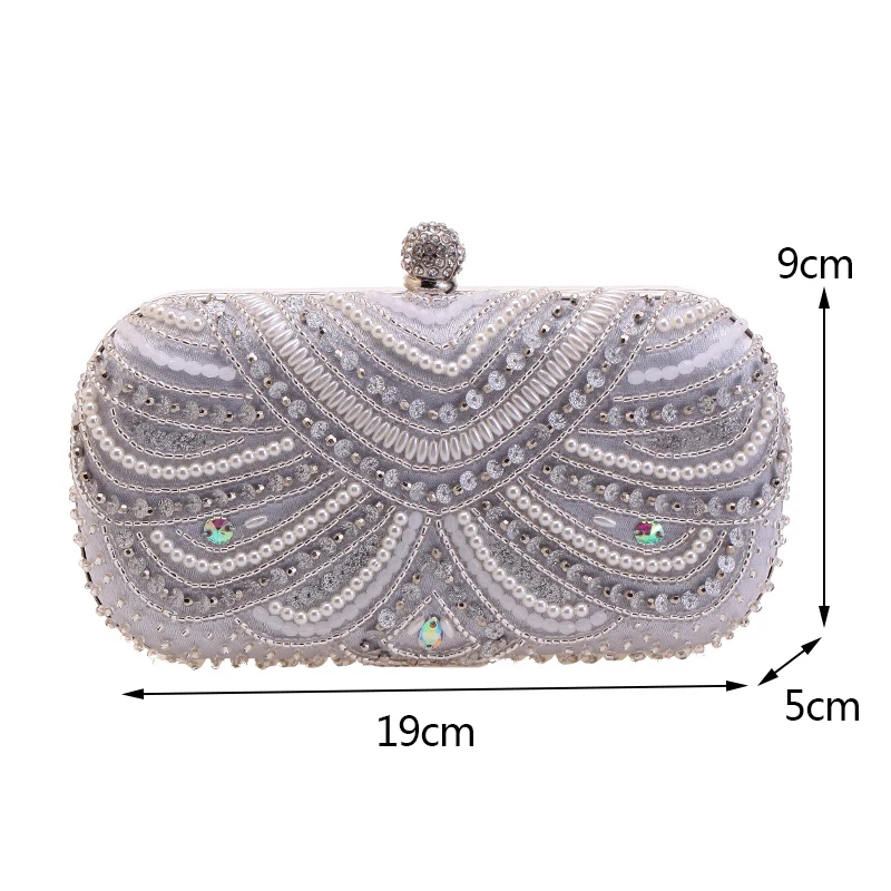 Women\'s Bag Diamond Luxury Designer Handbag Pearl Clutch Bag Ladies Small Handbag Chains Shoulder Evening Bags Crassbody Z247