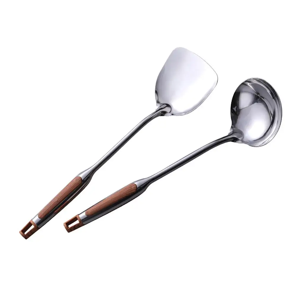 Spatula Kitchen Utensils Spoon Kitchen tools Portable Stainless Steel Spatula Shovel Turner Ladle Kitchen Cooking Utensil Whisk