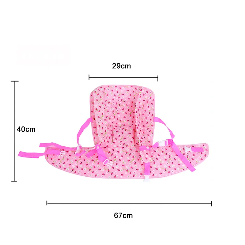 New Cute Baby Doll Pink Adjustable Carrier Sling Toy For Kids Children Cartoon Animal Toddler Front Back Carrier Backpack Gift