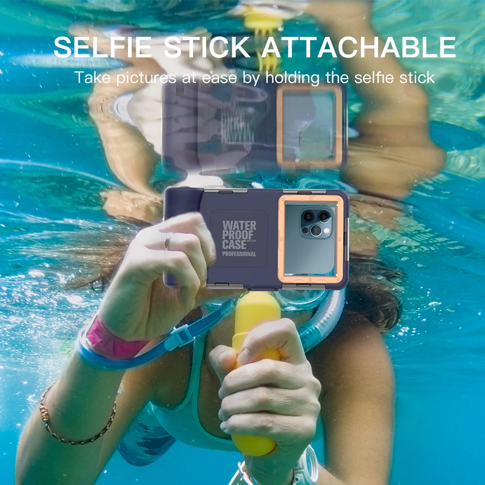 Diving Underwater Professional 15 Meter Deep Waterproof Case For Huawei Mate 60 50 40 30 Pro RS P60 50 40 30 Honor Magic 5 4 Pro