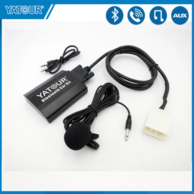 Yatour motorcycle Bluetooth Player for Honda Goldwing GL1800 AUX Audio Mp3 adapter Stereo