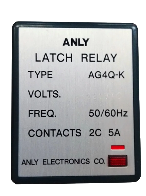 220v Original authentic ANLY AG4Q-K AG4Q-S AG4Q-J latching relay