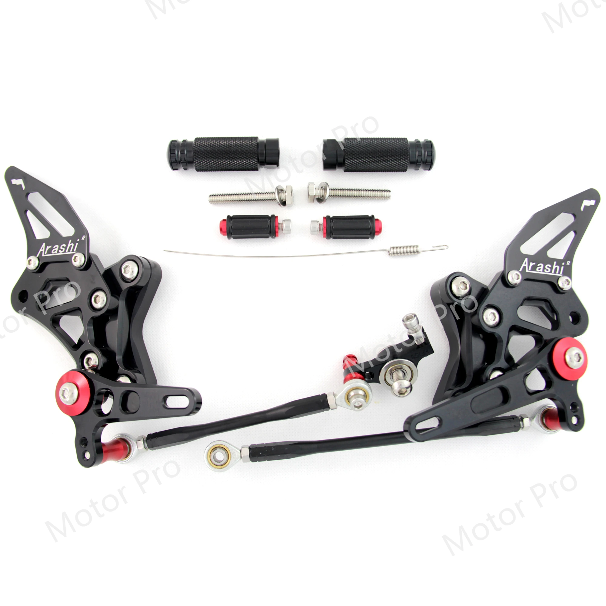 

Adjustable Footrests For Ducati 848 2011 2012 2013 EV0 Motorcycle Accessories Foot Pegs Rests Rearsets 848EVO 1098 1098S Black